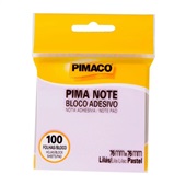 Bloco de Notas Adesivo Pimaco 76x76mm Pima Note Lilás 100 FL