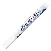 Marcador paraTecido Acrilex Acripen Plus Branco 1 UN
