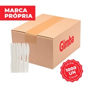 Faca Descartável Gimba para Sobremesa Bioplast CX C/1000 UN