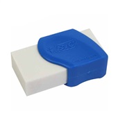 Borracha Eraser Bic Branca Com Capa 1 UN