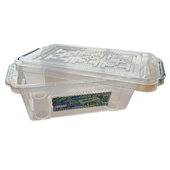 Caixa Organizadora São Bernardo Container 4,25L Cristal 27,5x17x13,5cm 1 UN