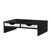 Suporte para Monitor Souza 2 Gavetas em MDF Preto 1 UN