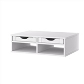 Suporte para Impressora Souza 2 Gavetas em MDF Branco 1 UN