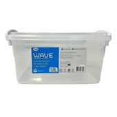 Pote Organizador Plásticos MB Retangular Wave com Trava Transparente 1