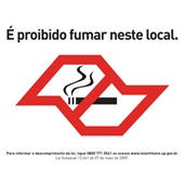 Adesivo Proibido Fumar Precificar  21x15cm 1 UN