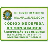 Adesivo Precificar Código de Defesa do Consumidor 1 UN