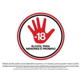 Adesivo Precificar Proibido Venda de Álcool para Menores de 18 anos 1