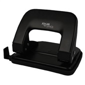 Perfurador Jocar de Metal Preto 2 Furos 20 FL 1 UN