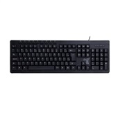 Teclado Maxprint Multimidia com Fio USB 20 60000142 Preto 1 UN