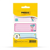 Etiqueta Escolar Pimaco Adesiva Reino Encantado 80x30cm 12 UN