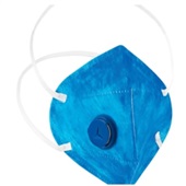 Respirador Delta Plus Desc. Dobravel PFF2 AZ C/Valv UAL 1 UN