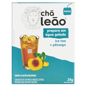 Chá Leão Cold Brew Pêssego Sachês Envelopados 25g CX C/10 UN