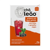 Chá Leão Cold Brew Groselha Negra Sachês Envelopados 25g CX 10 UN