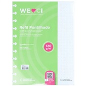 Refil Pontilhado Caderno Inteligente Grande 200 x 275mm 30 FL 1 UN