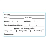 Etiqueta Mix Etiquetas Data Abertura Validade 70x40mm 1000 UN