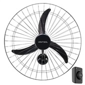 Ventilador Ventimais de Parede 60cm Bivolt 147W Turbo Preto 1 UN