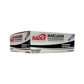 Pincel Quadro Branco Radex Recarregavel Traço 3.0mm Preto CX C/12 UN