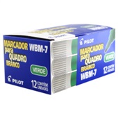Pincel Quadro Branco Pilot WBM-7 Ponta Redonda 4,0mm Recarregável Verd