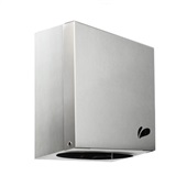 Dispenser de Papel Toalha Biovis Interfolhado p/500 Folhas Inox Escova