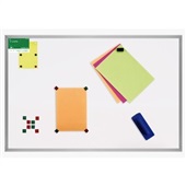 Quadro Branco Souza Magnético 200x120cm Moldura Alumínio Frisado REF 5