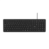 Teclado com Fio Multilaser USB Slim Silencioso TF400 Cabo 150CM Preto