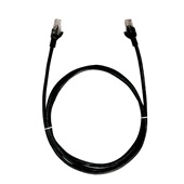Cabo de Rede Plus Cabe CAT.5E 2,5M PC-ETHU25BK Patch Cord Preto 1 UN
