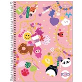 Caderno Universitário Tilibra Capa Dura Pepper Feminino C 80 FL 1 UN