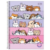 Caderno Universitário Tilibra Capa Dura Pepper Feminino B 80 FL 1 UN