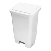Lixeira Retangular JSN com Pedal Aro para Apoio de Saco de Lixo 50L Br