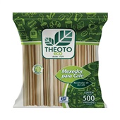 Mexedor para Café Theoto 9cm BAMBU CX C/500 UN