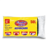 Saco de Lixo Embalixo Profissional Reforçado Preto 50L 63cmx80cm PCT C/50 UN