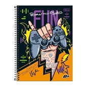 Caderno Universitário Tilibra 1 Matéria Capa Flexível 200x275mm D+ Masculino F 96 FL 1 UN