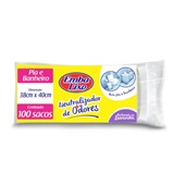 Saco de Lixo Embalixo Reforçado Branco 8L 38x40cm PCT C/100 UN