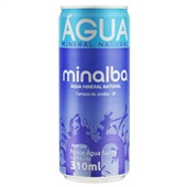 Água Mineral Minalba em Lata Sem Gás 310ml 1 UN