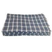 Saco Alvejado Pontual Xadrez M 43x68 102GR Azul Escuro 1 UN