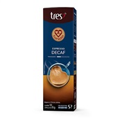 Cápsula de Café 3 Corações Espresso Descafeinado 8g Caixa C/10 UN