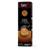 Cápsula de Café 3 Corações Espresso Forza 8g Caixa C/10 UN