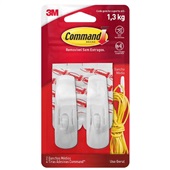 Gancho Adesivo 3M Command™ Design Utilidade Branco 1 UN