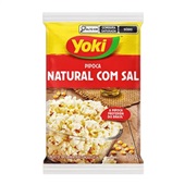Pipoca Yoki para Microondas Natural com Sal 50g 1 UN