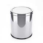 Lixeira Basculante Gimba em Inox 8L 1 UN