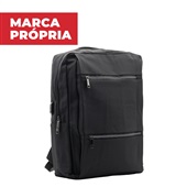 Mochila para Notebook Gimba com Entrada USB 11cm Preto 1 UN