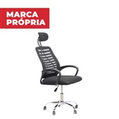 Cadeira para Escritorio Gimba Tela Preta 1 UN