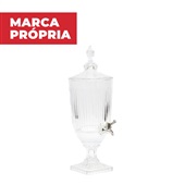 Suqueira de Vidro Gimba C/ Torneira 3L 1 UN