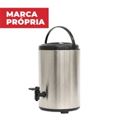 Garrafão em Inox Gimba com Torneira 10L 1 UN