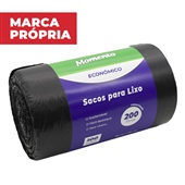Saco para Lixo Gimba 200L 90x115cm Preto PCT C/100 UN