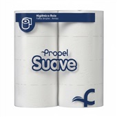 Papel Higiênico Propel Folha Simples 300m Branco PCT C/8 RL