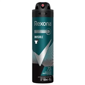 Desodorante Rexona Aerosol Masculino Invisible 150ml 1 UN