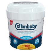 Haste Flexível Cottonbaby Pote 150 UN