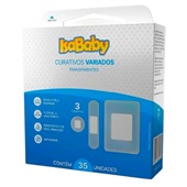 Curativo Isababy com Tamanhos Variados Transparente 35 UN