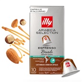 Cápsula de Café Illy Brasile Cerrado Mineiro Espresso 56g CX C/ 10 UN